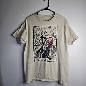 The Nightmare Before Christmas  Graphic Tee - Cream